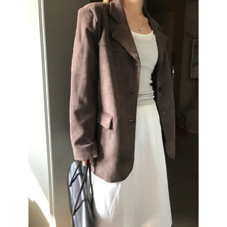 Chocolate Suede Jacket
