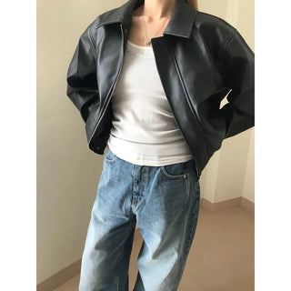 Tay leather jumper
