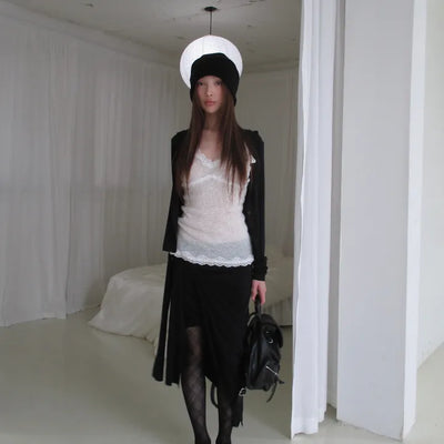 Asymmetrical Drape Skirt (3 colors)