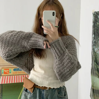 Crew Thick Alpaca Bolero