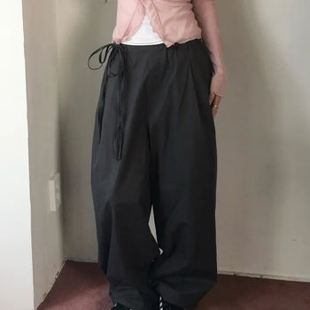 Ribbon balloon pants