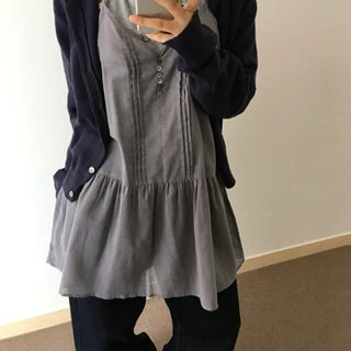 Uni Pintuck Sleeveless Dress