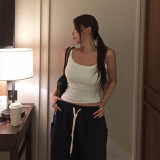 Broke Simple Sleeveless [Built-in Cup]