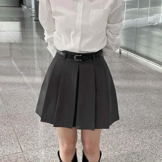 Basic Spring/Autumn Mini Skirt