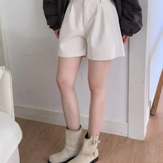 Elastic Waist Corduroy Shorts  Autumn/Winter Half Pants