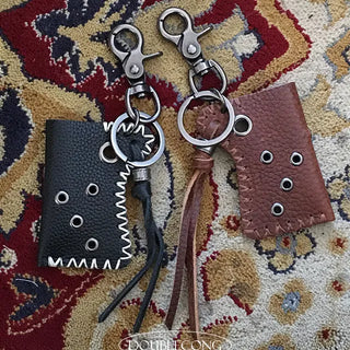Leather Keyring Bag Charm