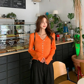 Fusion Button Cardigan