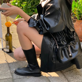 Prevel Round Half Middle Boots