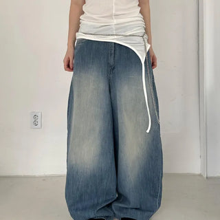 Fudge wide denim pants