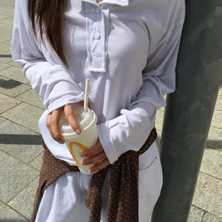 Super Slim Fit * Soft Henley Neck Long Sleeve Tee