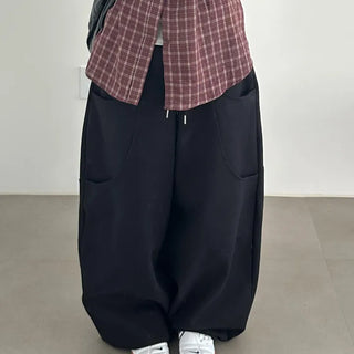 [UNISEX] Two-way Balloon Deep Pocket Sweatpants