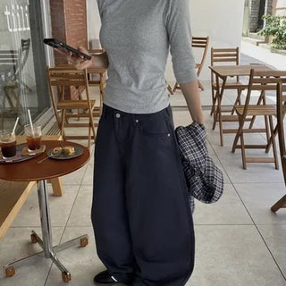 Fold Sleeveless T-shirt