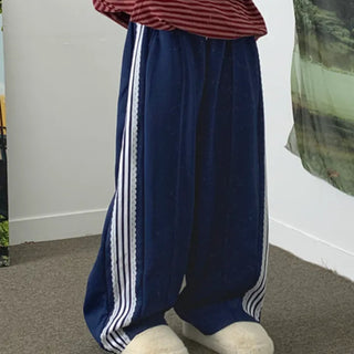 Kou Lace Track Wide Pants