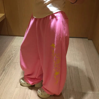 Pink Side Yellow Pants