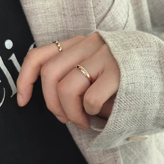 3mm Engagement Basic Daily Silver Ring