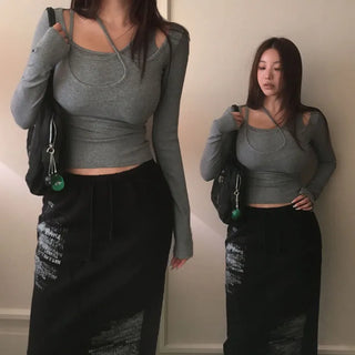 Yuer cutout T-shirt