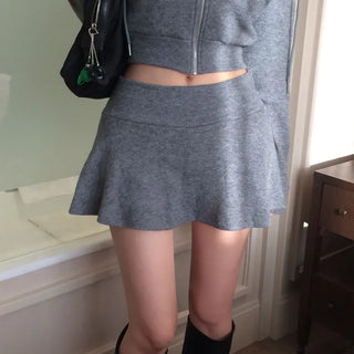 Aeven banded ribbed skirt-pants