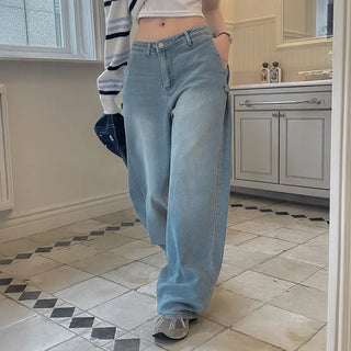 Hearty Tab Snap Corduroy Wide Denim Pants