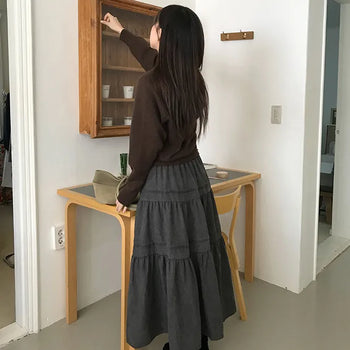 Orr Frill Long Skirt