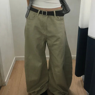 Dart Balloon Cotton Pants