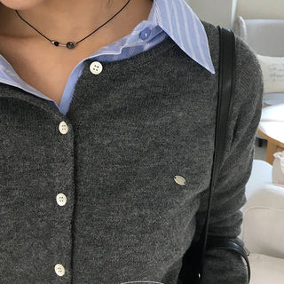 Kirin Round Pendant Cardigan