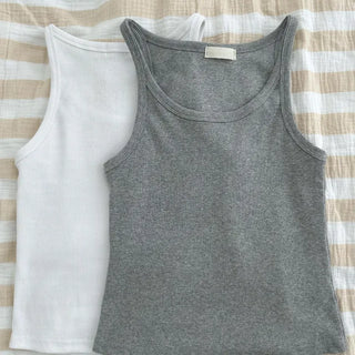 May Basic Ribbed Sleeveless (2 colors)