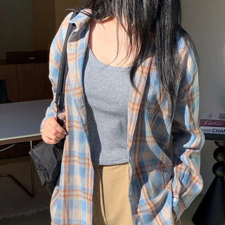 brick check shirt