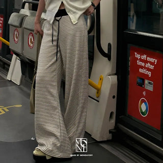 Made. Cheese Style Color-Blocked Wide Pants