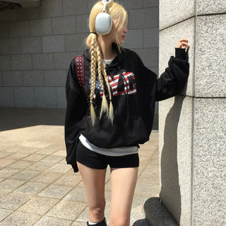New York City Lettering Loose Hoodie