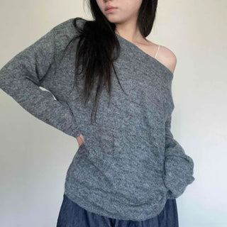 Loose Fit Wool/Wool One-Off Knit