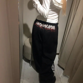 chrome lettering sweatpants