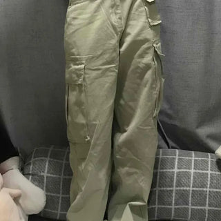 New Basic Cargo Pocket Wide Long Pants