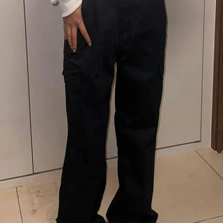 Effortless Straight Fit Cargo Long Pants
