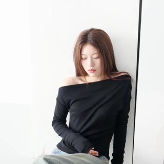 one shoulder t