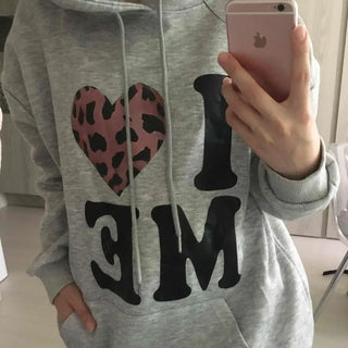 Love Me Leopard Loose Fit Hoodie