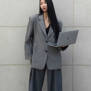 Pure Oversized Tailored Collar Jacket