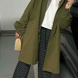 Basic Fishtail Midi Half Field Jacket