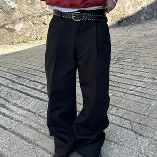 [UNISEX] Wide Cuff Chino Pants