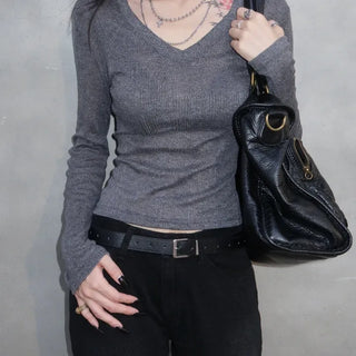 GOLGI Basic V-Neck Tee