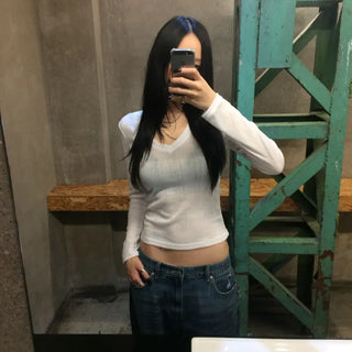 GOLGI Basic V-Neck Tee