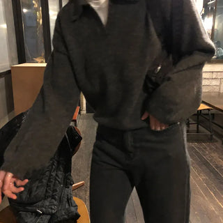 Soft Collar Knit