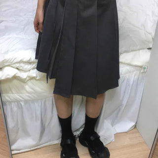 Basic Spring/Autumn Midi Wrap Skirt