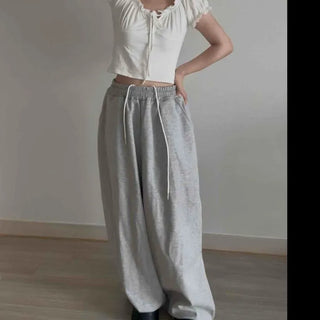 Simple Cotton Plain Long Pants for Training