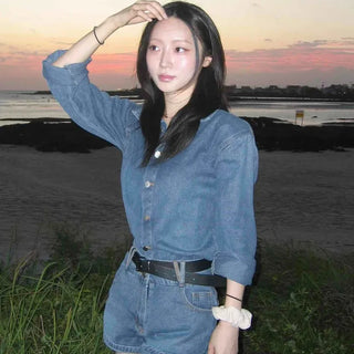 Essential Denim Two-Piece