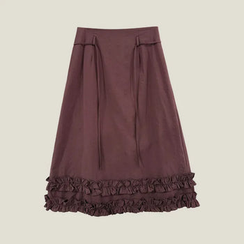 Miel frill long skirt