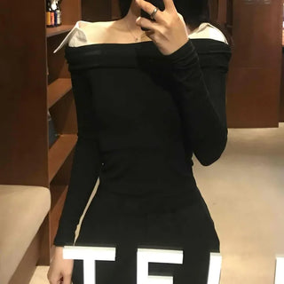 Feminine Cotton Plain Long-Sleeve Shirt