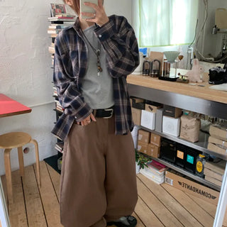 [UNISEX] Mihoka Plaid Shirt