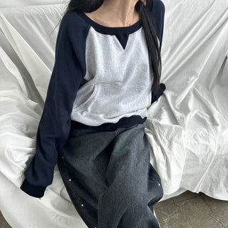 10% Coupon  Beat Raglan Loose Fit Sweatshirt