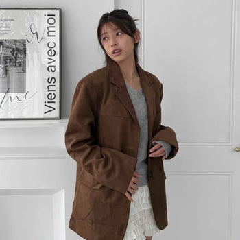 Daily Suede Oversized Jacket
