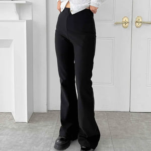 Romantic Basic Bootcut Leggings Long Pants